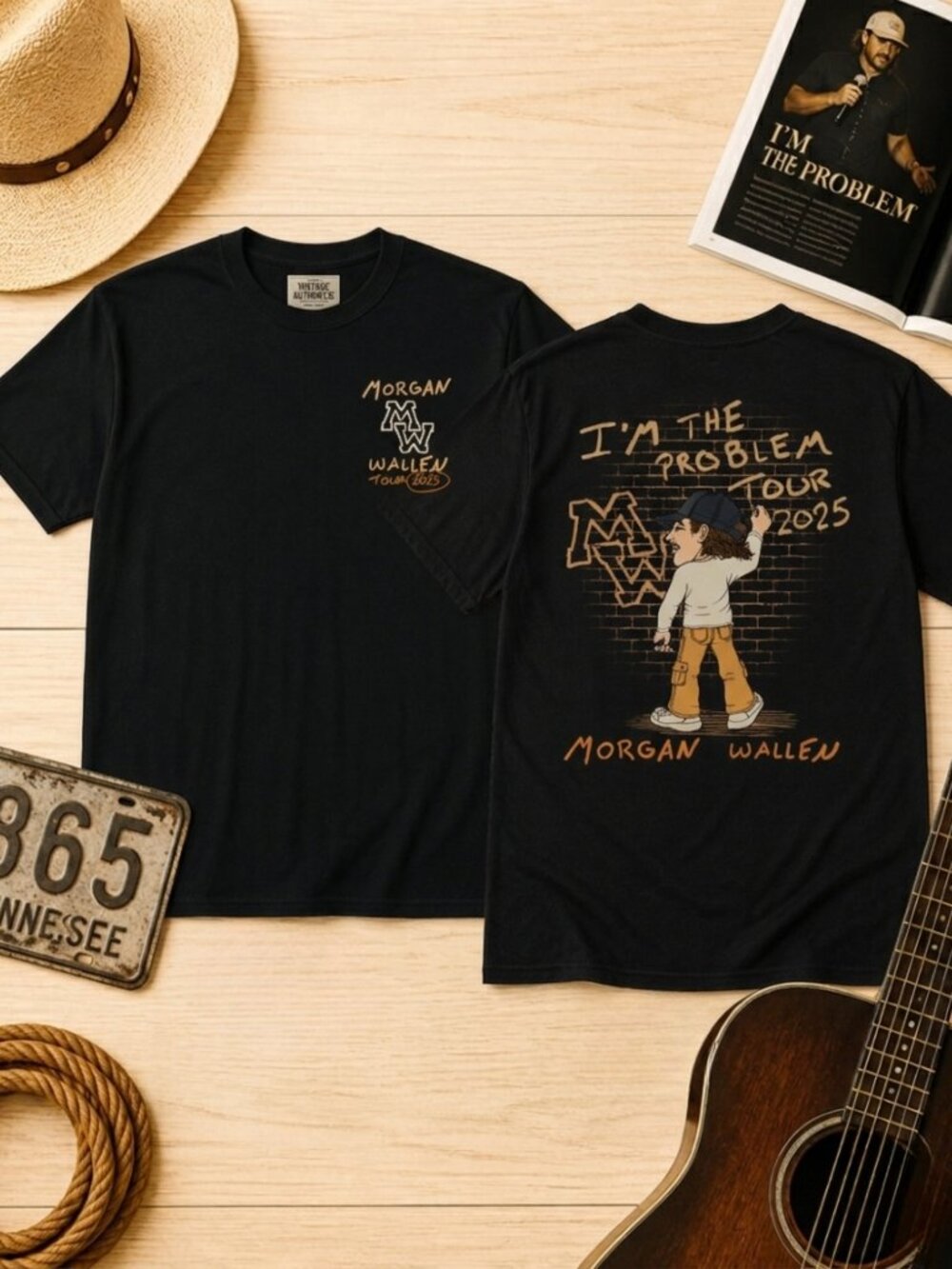 Vintage Morgan Wallen Tour Tee, Country Concert Shirt, Unisex Graphic Tee